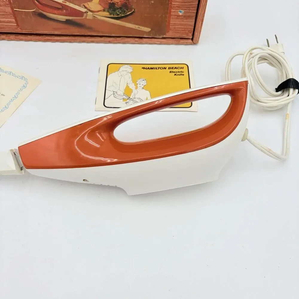 Vintage HAMILTON BEACH Heritage Electric Carving Knife MODEL 279 Box